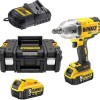 Dewalt DCF899P2 Brushless Μπουλονόκλειδο Μπαταρίας 18V 2x5Ah με Υποδοχή 1/2