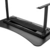 Γραφείο Gaming Arena Ξύλινο Pure Black με Μεταλλικά Πόδια 160x82x70εκ. ARENA-PURE-BLACK