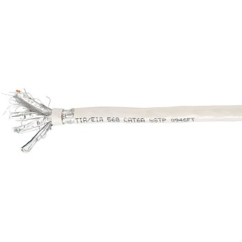Equip S/FTP Cat.6a Καλώδιο Δικτύου Ethernet χωρίς ακροδέκτες 305m Γκρι 1τμχ (401493)