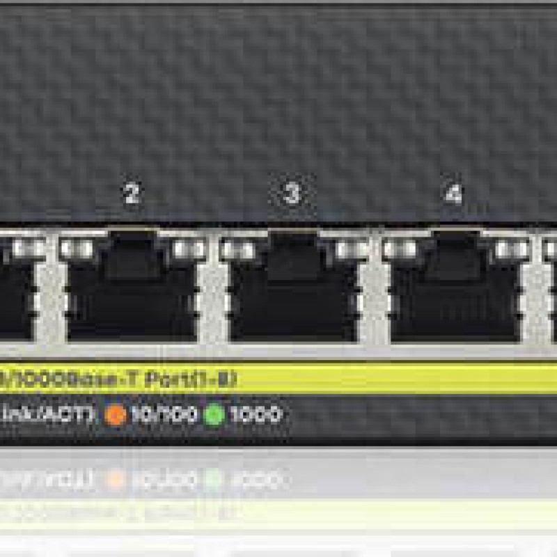 Zyxel GS2220-10HP Managed L2 PoE+ Switch με 8 Θύρες Gigabit (1Gbps) Ethernet και 2 SFP Θύρες