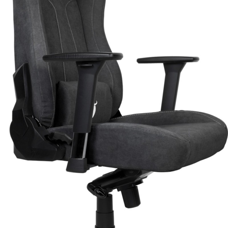 Arozzi Vernazza Soft Fabric Υφασμάτινη Καρέκλα Gaming με Ρυθμιζόμενα Μπράτσα Dark Grey