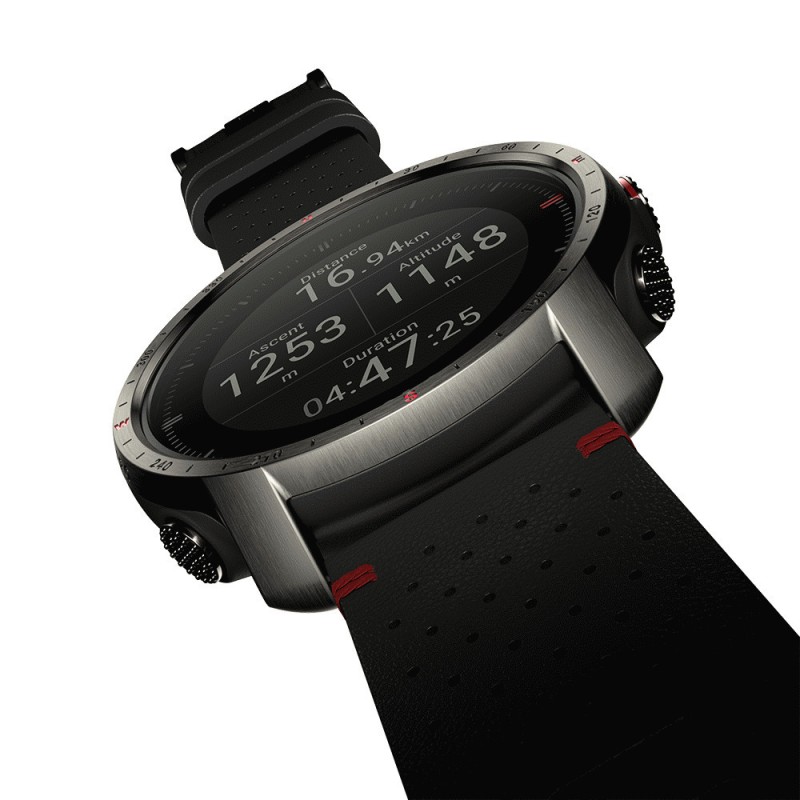 Polar Grit X Pro Titan Αδιάβροχο Smartwatch με Παλμογράφο (Titan)