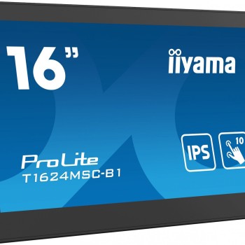 Iiyama Prolite T1624MSC-B1 IPS Touch Φορητό Monitor 15.6