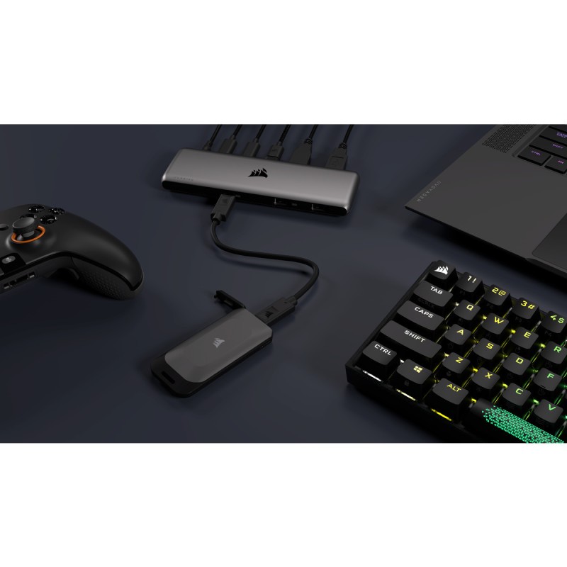 Corsair EX100U USB 3.2 / USB-C Εξωτερικός SSD 4TB 2.5