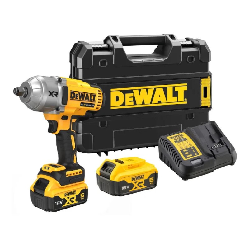 Dewalt DCF900P2T Μπουλονόκλειδο Μπαταρίας 18V 2x5Ah με Υποδοχή 1/2
