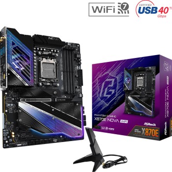 ASRock PHANTOM GAMING X870E Nova WiFi Motherboard ATX με AMD AM5 Socket