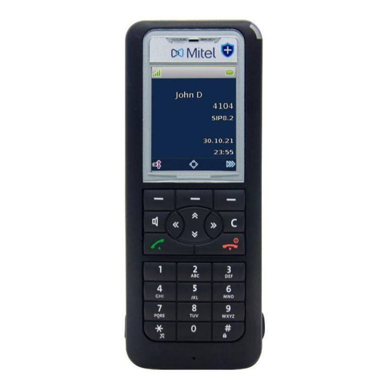 Mitel Dect Ασύρματο Τηλέφωνο IP Μαύρο