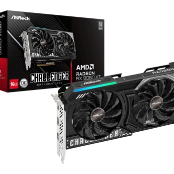 ASRock Radeon RX 9060 XT 16GB GDDR6 Challenger OC Κάρτα Γραφικών 90-GA5QZZ-00UANF