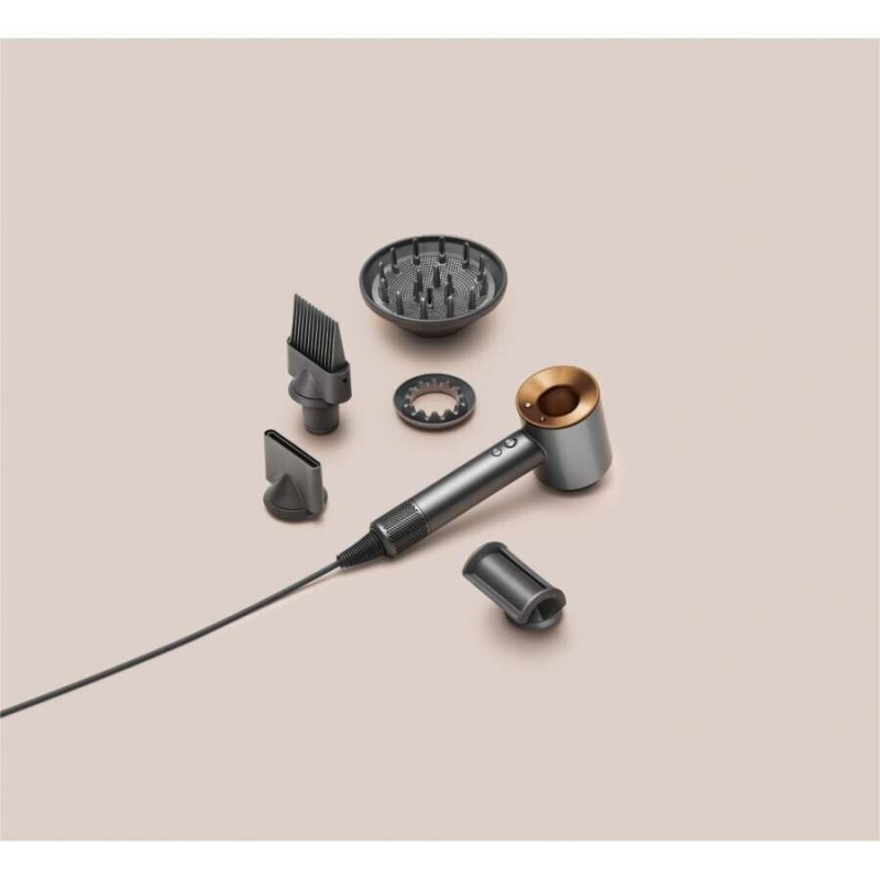 Dyson HD07 Supersonic Ionic Επαγγελματικό Πιστολάκι Μαλλιών με Φυσούνα 1600W Nickel / Copper 389922-01