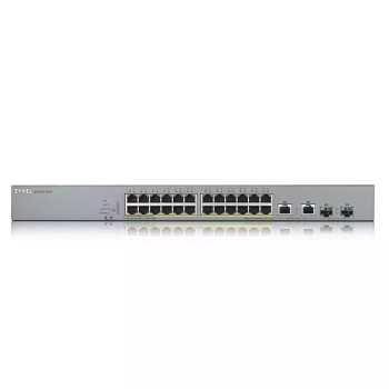 Zyxel GS1350-26HP Managed L2 PoE+ Switch με 24 Θύρες Gigabit (1Gbps) Ethernet και 2 SFP Θύρες