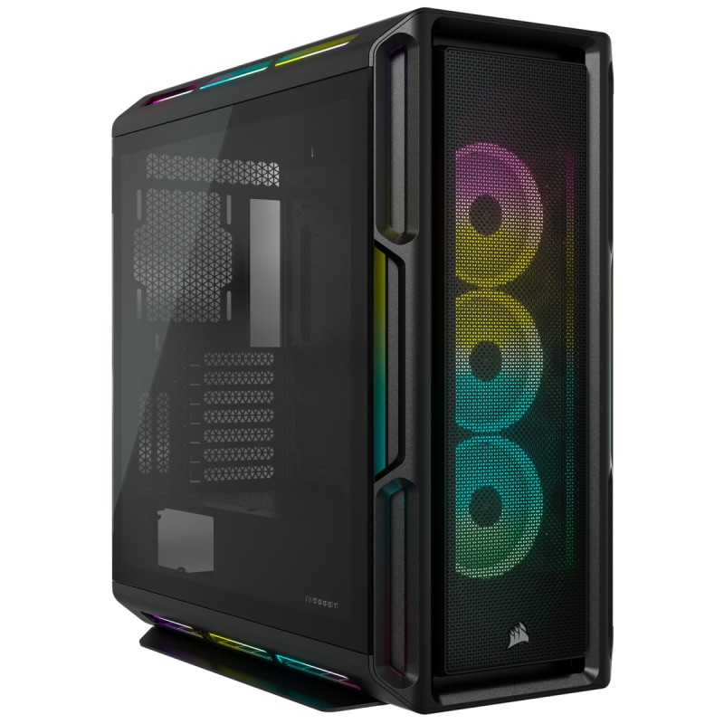 Corsair ICUE 5000T RGB Gaming Midi Tower Κουτί Υπολογιστή με Πλαϊνό Παράθυρο Μαύρο