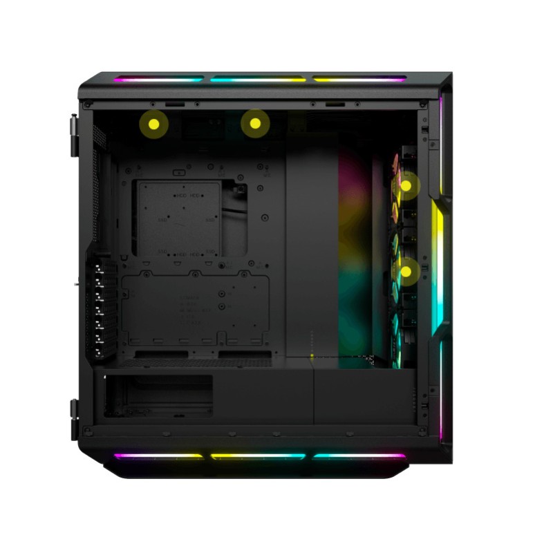 Corsair ICUE 5000T RGB Gaming Midi Tower Κουτί Υπολογιστή με Πλαϊνό Παράθυρο Μαύρο