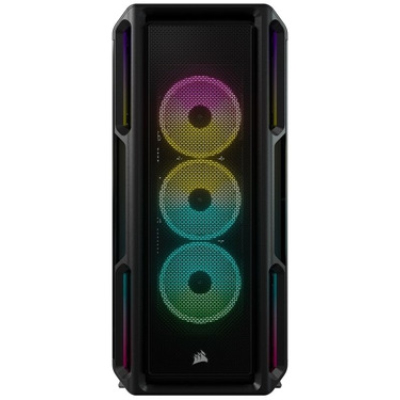 Corsair ICUE 5000T RGB Gaming Midi Tower Κουτί Υπολογιστή με Πλαϊνό Παράθυρο Μαύρο