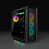 Corsair ICUE 5000T RGB Gaming Midi Tower Κουτί Υπολογιστή με Πλαϊνό Παράθυρο Μαύρο