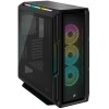 Corsair ICUE 5000T RGB Gaming Midi Tower Κουτί Υπολογιστή με Πλαϊνό Παράθυρο Μαύρο