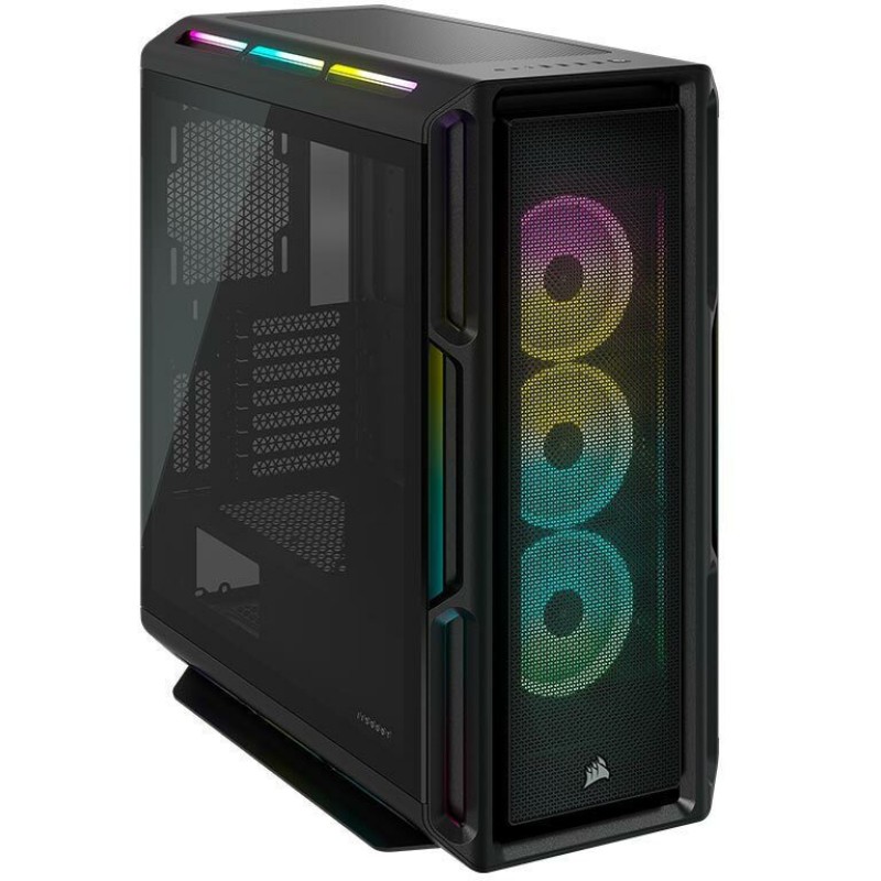 Corsair ICUE 5000T RGB Gaming Midi Tower Κουτί Υπολογιστή με Πλαϊνό Παράθυρο Μαύρο
