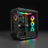 Corsair ICUE 5000T RGB Gaming Midi Tower Κουτί Υπολογιστή με Πλαϊνό Παράθυρο Μαύρο