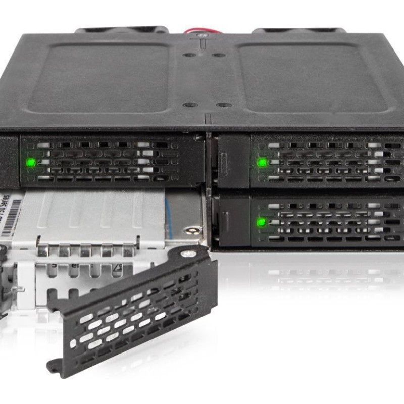 Icy Dock ToughArmor Mobile Rack For External 5.25 Inch Bay Μαύρο (MB699VP-B V3)