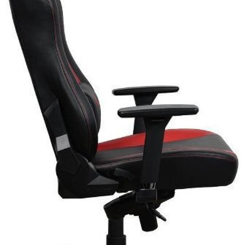 Arozzi Vernazza Καρέκλα Gaming Δερματίνης με Ρυθμιζόμενα Μπράτσα Μαύρο / Κόκκινο