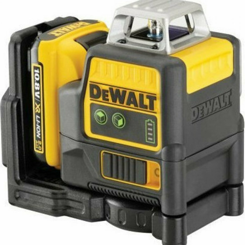 Dewalt DCE0811D1G Αυτορυθμιζόμενο Γραμμικό Αλφάδι Laser Πράσινης Δέσμης 10.8V με Εύρος Εργασίας 30m