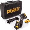 Dewalt DCE0811D1G Αυτορυθμιζόμενο Γραμμικό Αλφάδι Laser Πράσινης Δέσμης 10.8V με Εύρος Εργασίας 30m