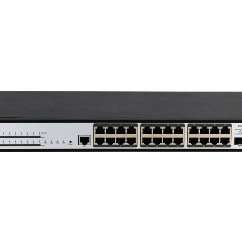 Extralink Chiron Pro Managed L3 PoE+ Switch με 24 Θύρες Ethernet και 4 SFP Θύρες