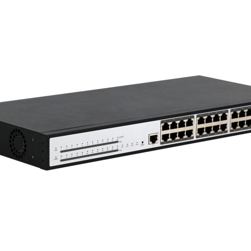 Extralink Chiron Pro Managed L3 PoE+ Switch με 24 Θύρες Ethernet και 4 SFP Θύρες