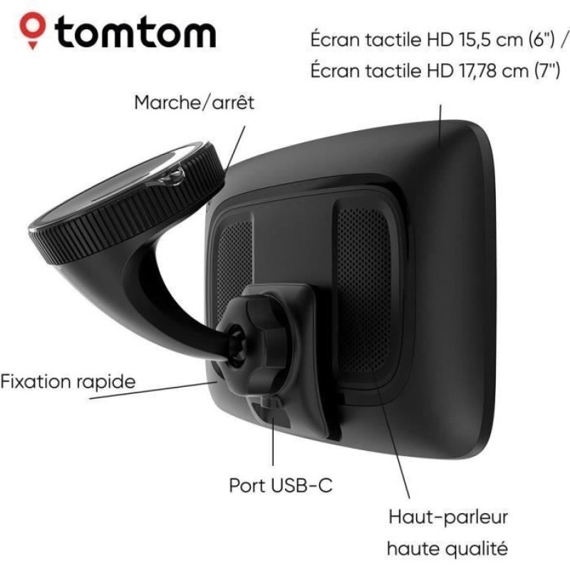 TomTom Συσκευή Πλοήγησης GPS Go Expert Plus με Οθόνη 6