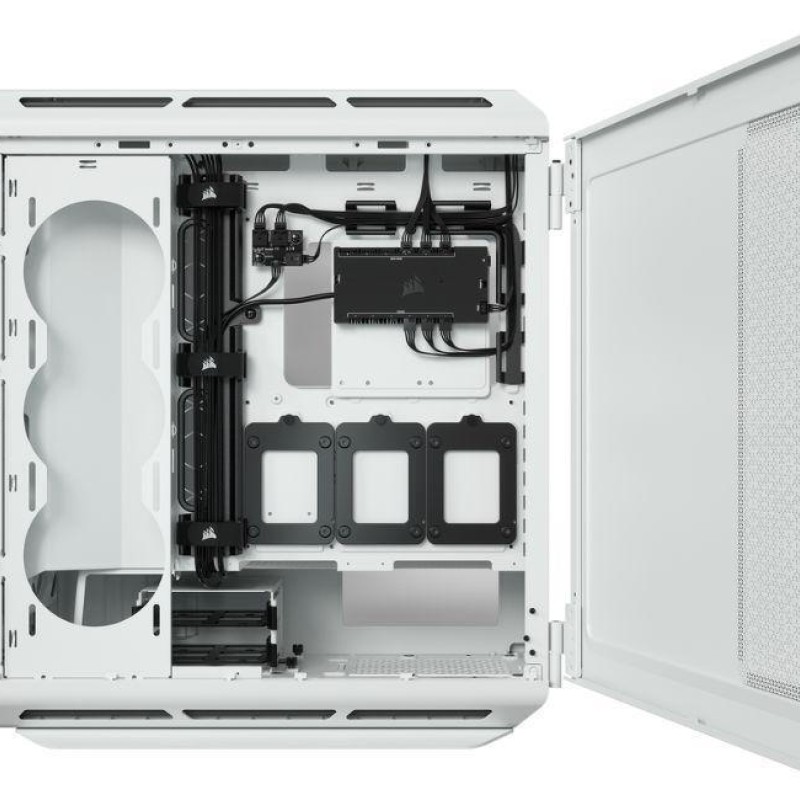 Corsair ICUE 5000T RGB Gaming Midi Tower Κουτί Υπολογιστή με Πλαϊνό Παράθυρο Λευκό