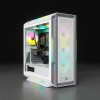 Corsair ICUE 5000T RGB Gaming Midi Tower Κουτί Υπολογιστή με Πλαϊνό Παράθυρο Λευκό