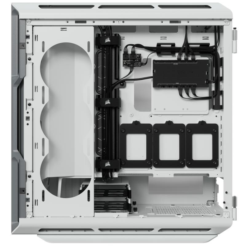 Corsair ICUE 5000T RGB Gaming Midi Tower Κουτί Υπολογιστή με Πλαϊνό Παράθυρο Λευκό