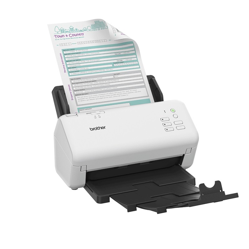 Brother ADS-4300N Sheetfed (Τροφοδότη χαρτιού) Scanner A4
