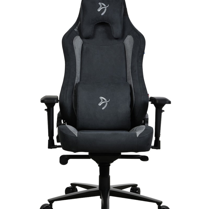 Arozzi Vernazza Supersoft Υφασμάτινη Καρέκλα Gaming με Ρυθμιζόμενα Μπράτσα Black