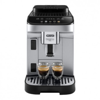 De'Longhi Magnifica Evo Αυτόματη Μηχανή Espresso 1450W Πίεσης 15bar για Cappuccino με Μύλο Άλεσης Ασημί