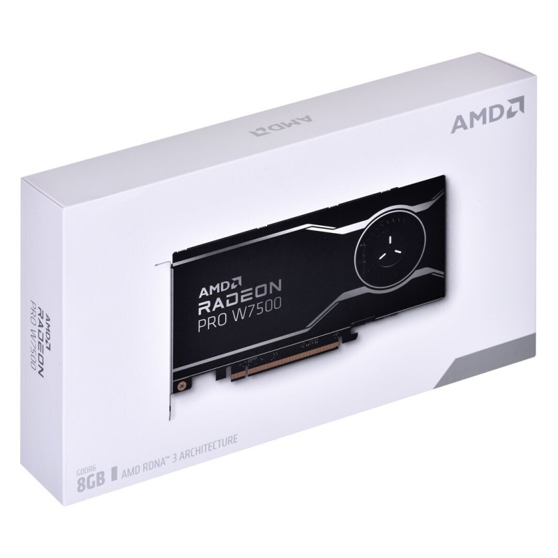 AMD Radeon Pro W7500 8GB GDDR6 Κάρτα Γραφικών 100-300000078