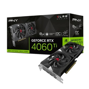 PNY GeForce RTX 4060 Ti 8GB GDDR6 VERTO OC Κάρτα Γραφικών VCG4060T8DFXPB1-O