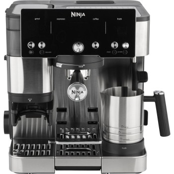Ninja Αυτόματη Μηχανή Espresso 1650W με Μύλο Άλεσης Μαύρη ES501EU