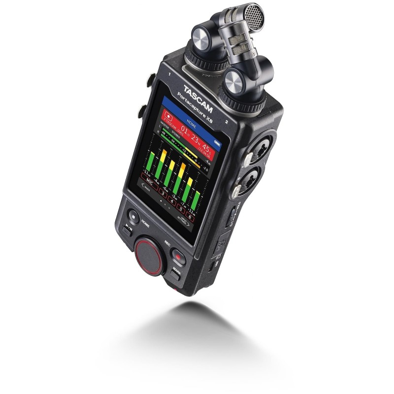 Tascam Portacapture X8 Πολυκάναλος Ψηφιακός Φορητός Εγγραφέας Μπαταρίας/Ρεύματος για Εγγραφή σε Κάρτα Μνήμης με Διάρκεια Εγγραφής 11 Ώρες, Phantom Power και Τροφοδοσία USB