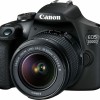 Canon DSLR Φωτογραφική Μηχανή EOS 2000D Crop Frame Kit (EF-S 18-55mm F3.5-5.6 DC III) Black