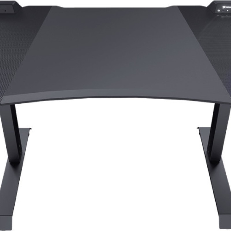 Γραφείο Gaming Mars Ξύλινο Black RGB με Μεταλλικά Πόδια, LED & USB θύρες 153.3x75x77εκ. NY7D0005-00