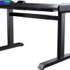 Γραφείο Gaming Mars Ξύλινο Black RGB με Μεταλλικά Πόδια, LED & USB θύρες 153.3x75x77εκ. NY7D0005-00