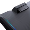 Γραφείο Gaming Mars Ξύλινο Black RGB με Μεταλλικά Πόδια, LED & USB θύρες 153.3x75x77εκ. NY7D0005-00