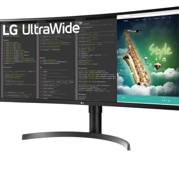 LG 35WN75CP-B Ultrawide VA HDR Curved Gaming Monitor 35