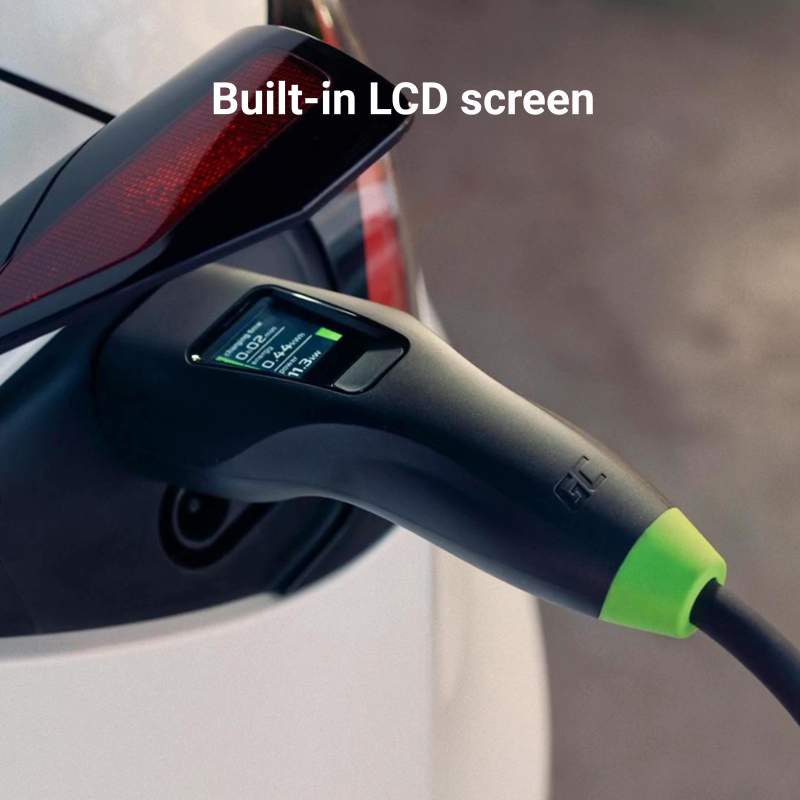 Green Cell Habu EV Mobile Charger Φορητός Τριφασικός Σταθμός Φόρτισης 11kW με Ενσωματωμένο Καλώδιο Type 2 (EVGC01)