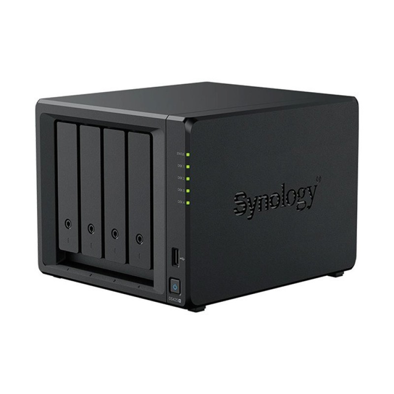 Synology DiskStation DS425+ NAS Tower με 4 θέσεις για SSD και 2 θύρες Ethernet