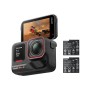 Insta360 Ace Pro 2 Action Camera 8K Υποβρύχια Dual Battery Bundle με Οθόνη Αφής 2.4