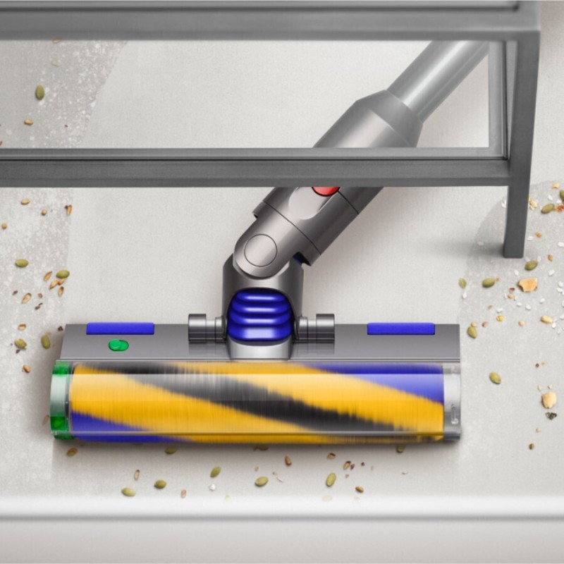 Dyson V12 Detect Slim Absolute (2023) Επαναφορτιζόμενη Σκούπα Stick 25.2V Yellow/Iron/Nickel