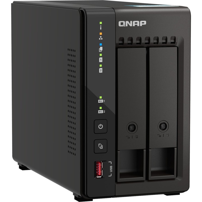 QNap TS-253E NAS με 2 θέσεις για HDD/SSD και 2 θύρες Ethernet