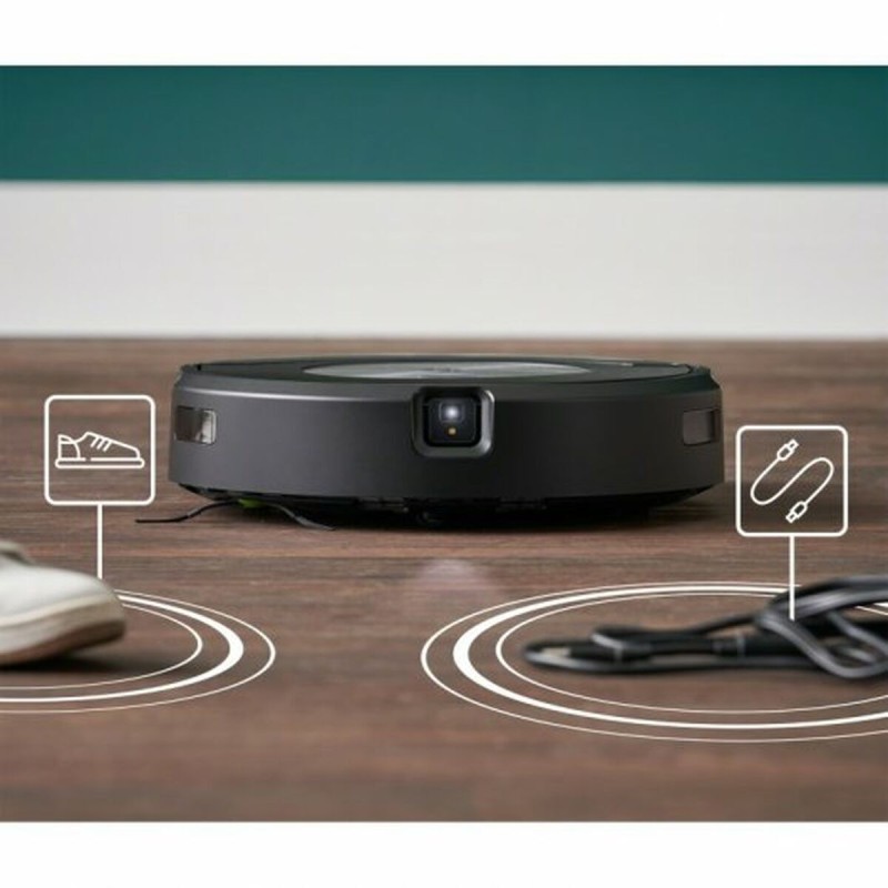 iRobot Roomba Combo J7 Σκούπα Ρομπότ για Σκούπισμα & Σφουγγάρισμα με Χαρτογράφηση και Wi-Fi Μαύρη