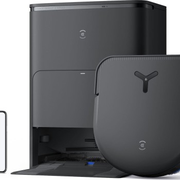 Ecovacs Deebot X5 Omni Σκούπα Ρομπότ για Σκούπισμα & Σφουγγάρισμα με Χαρτογράφηση και Wi-Fi Μαύρη